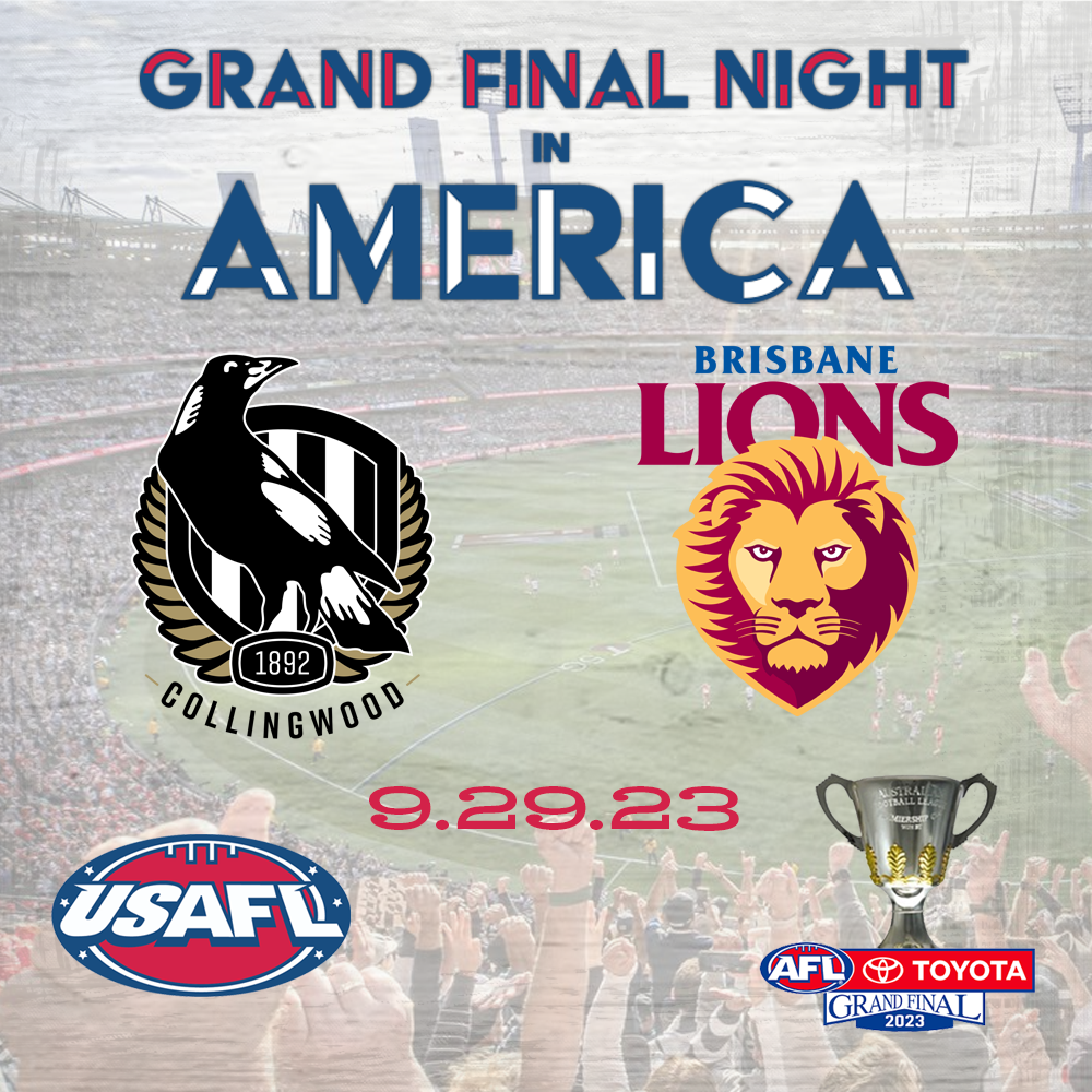 2023 AFL Grand Final Watch Parties United States Australian